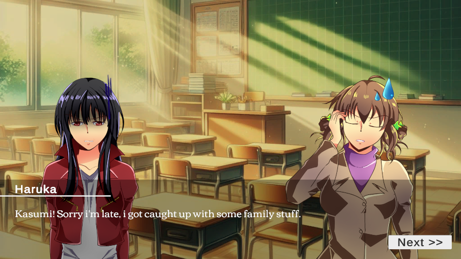 Mercer Hollow visual novel screenshot