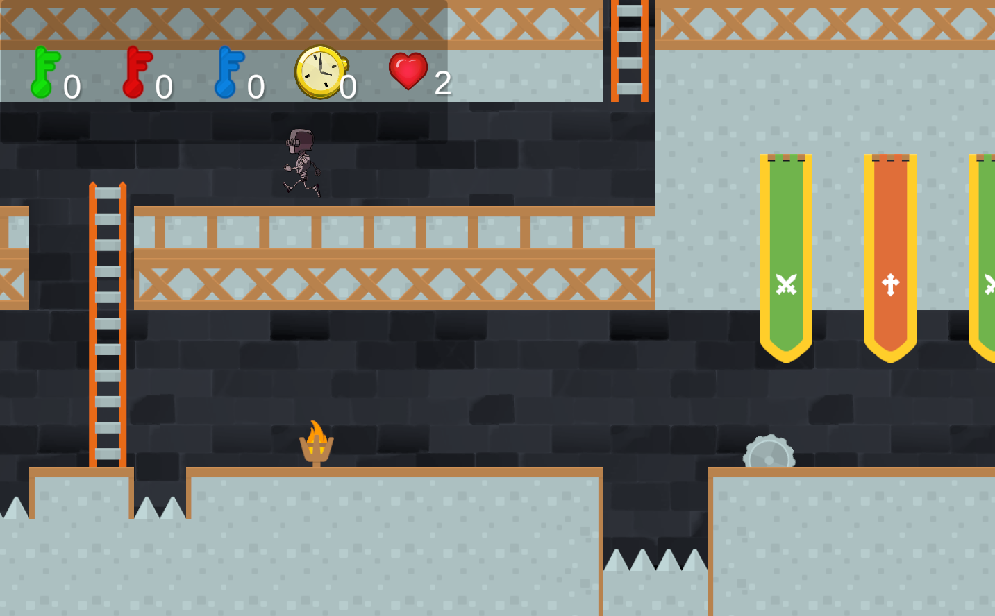 TimeHopper platforming section